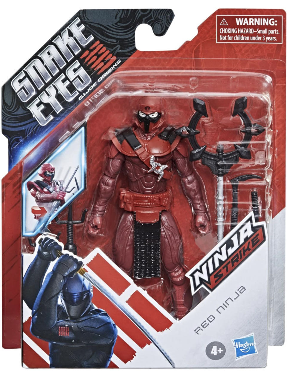 G.I. Joe Origins-Snake Eyes: Red Ninja - Hasbro (G.I. Joe: Origins: Snake Eyes) action figure collectible [Barcode 5010993789399] - Main Image 2