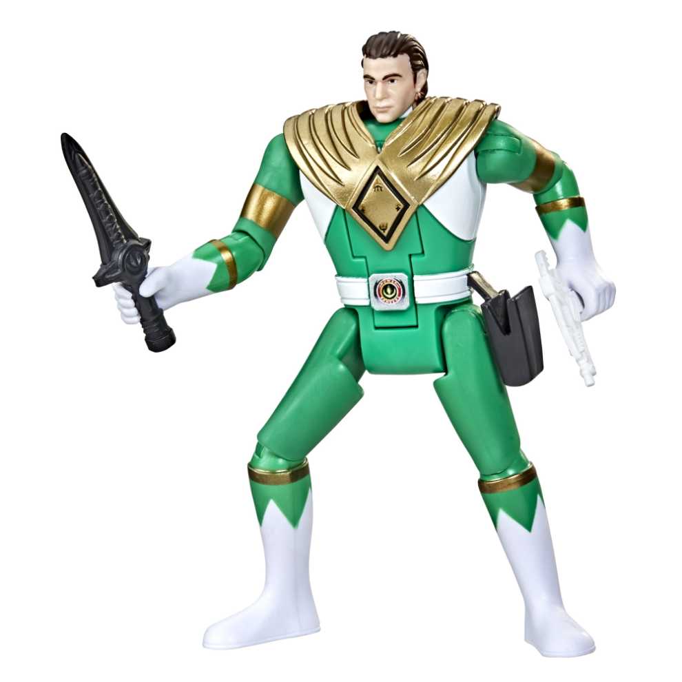 Mighty Morphin Power Rangers Retro Morphin Green Ranger Tommy - Hasbro (Mighty Morphin Power Rangers) action figure collectible [Barcode 5010993872220] - Main Image 3