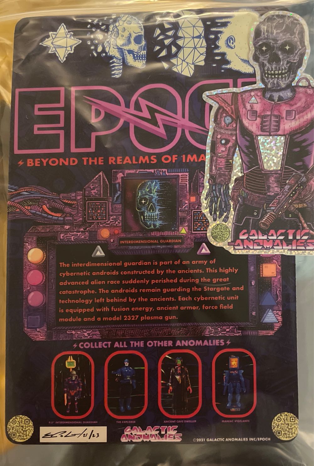 DKE B.A.T SKELETON galactic Anomalies DCON  action figure collectible - Main Image 2