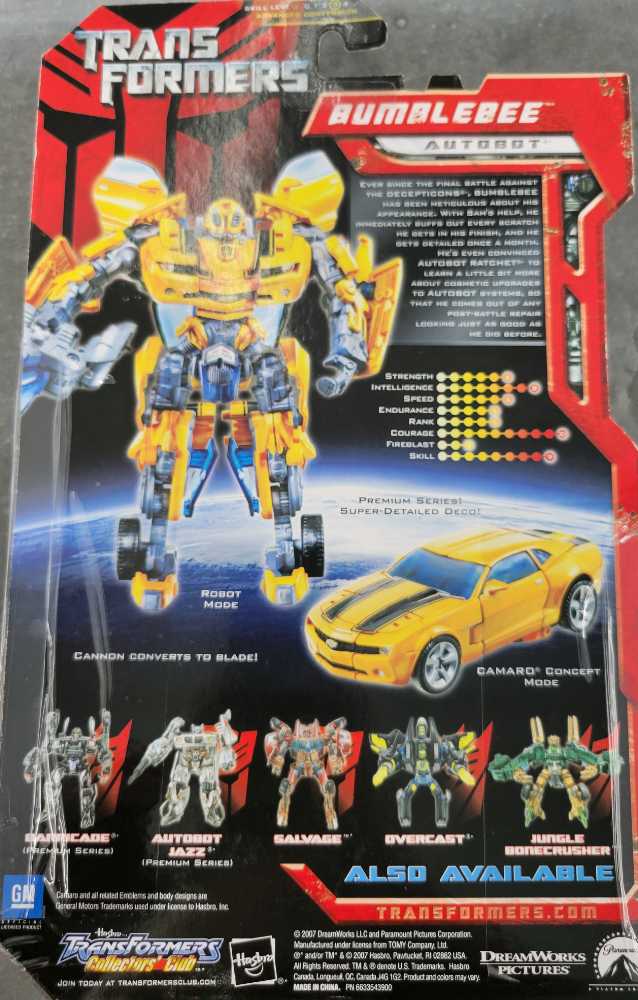 Bumblebee Concept Premium (Carded) - Hasbro (Movie) action figure collectible - Main Image 3