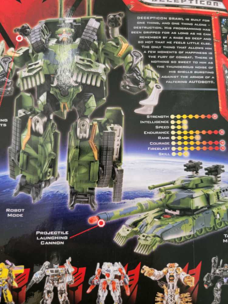 Brawl Deluxe Carded - Hasbro (Movie) action figure collectible - Main Image 4