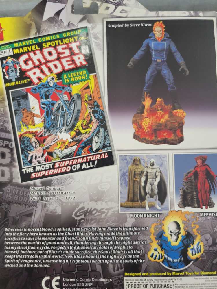 Ghost Rider (Boxed) - Diamond Comic Distributors (Ghost Rider) action figure collectible - Main Image 4