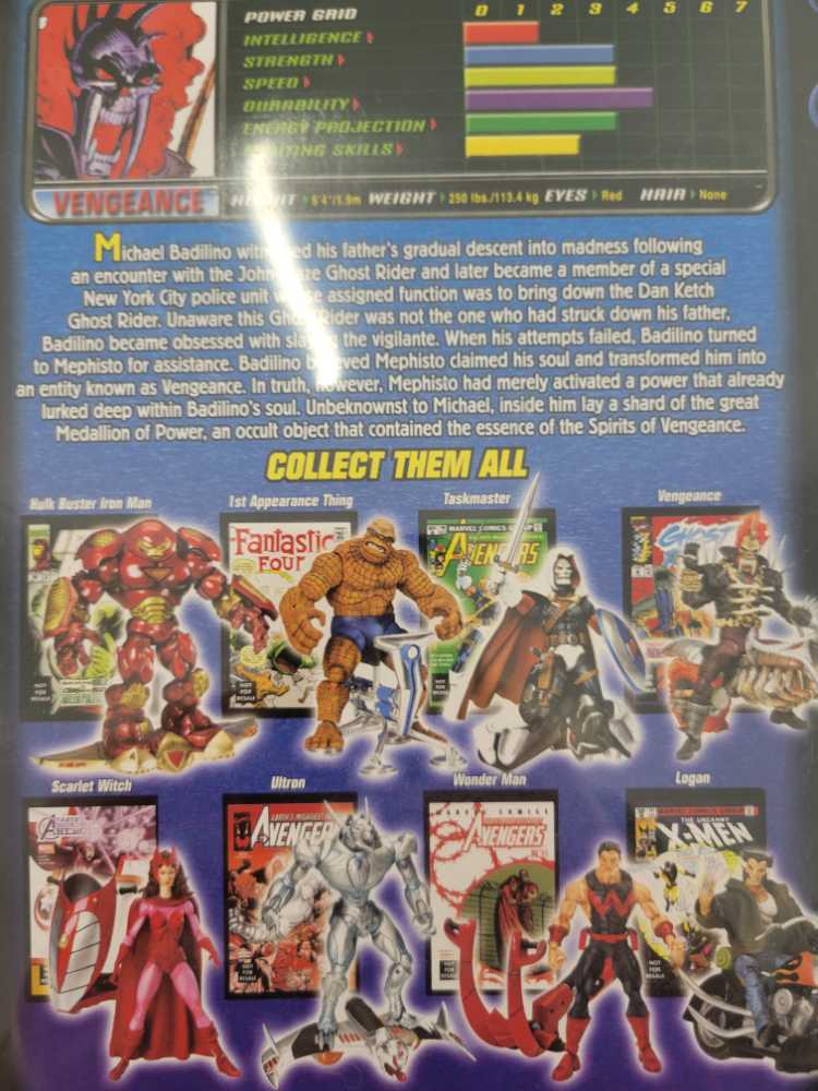 Vengeance (Carded) - Toy Biz (Ghost Rider) action figure collectible - Main Image 4