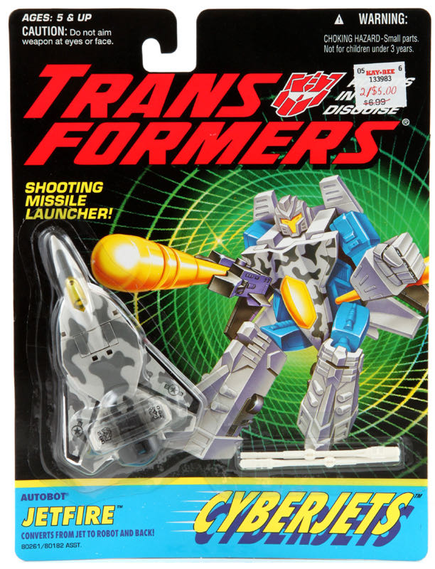 Transformers G2 Jetfire Cyberjets - Hasbro (Generation 2) action figure collectible - Main Image 5