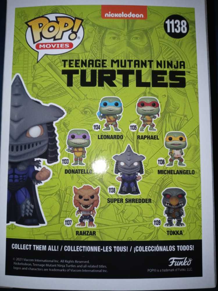 #1138 Funko Pop! Movies: Teenage Mutant Ninja Turtles: Secret Of The Ooze #1138 Super Shredder - Funko (Teenage Mutant Ninja Turtles) (Teenage Mutant Ninja Turtles) action figure collectible [Barcode 889698565189] - Main Image 2