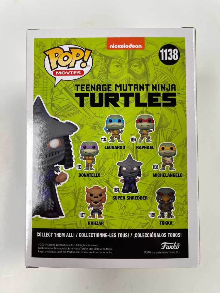 #1138 Funko Pop! Movies: Teenage Mutant Ninja Turtles: Secret Of The Ooze #1138 Super Shredder - Funko (Teenage Mutant Ninja Turtles) (Teenage Mutant Ninja Turtles) action figure collectible [Barcode 889698565189] - Main Image 4