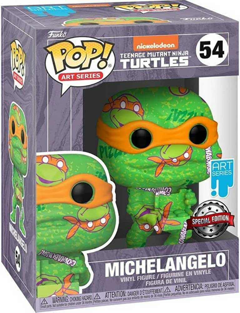 TMNT Michelangelo! - Funko (Teenage Mutant Ninja Turtles) action figure collectible [Barcode 889698579292] - Main Image 3