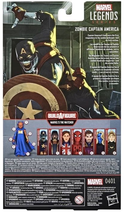 Zombie Captain America - Hasbro (What If...?) action figure collectible - Main Image 2