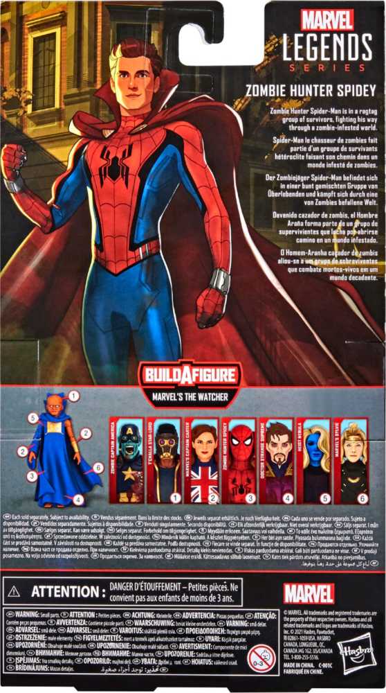 Zombie Hunter Spidey Marvel Legends (What If…?) - Hasbro action figure collectible - Main Image 4