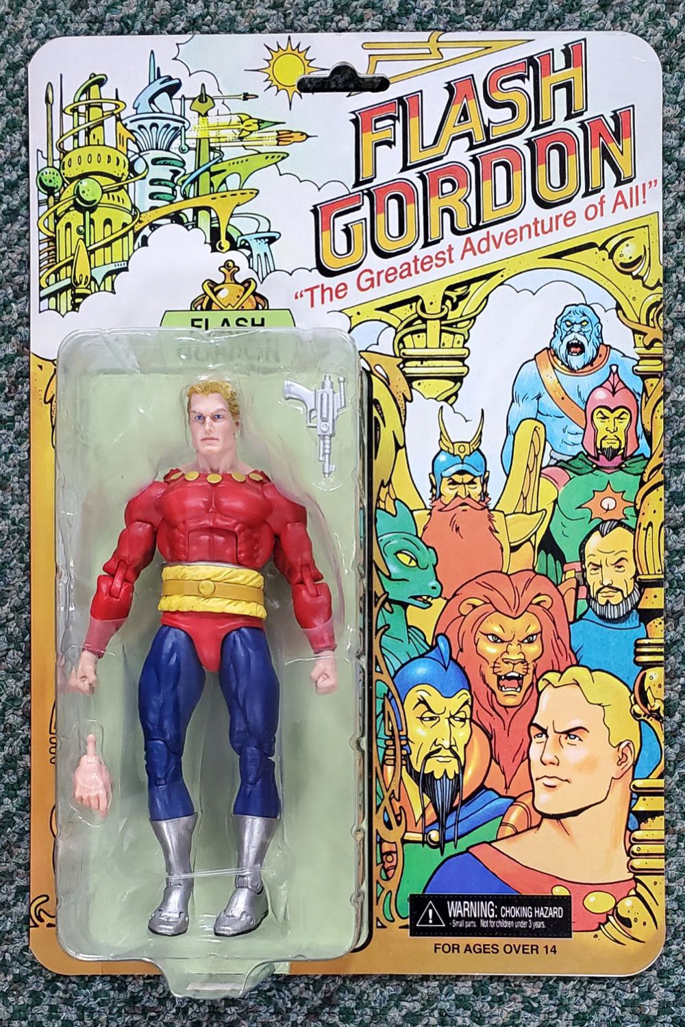 Flash Gordon Retro Animated Series - Neca (Flash Gordon) action figure collectible [Barcode 634482426135] - Main Image 2