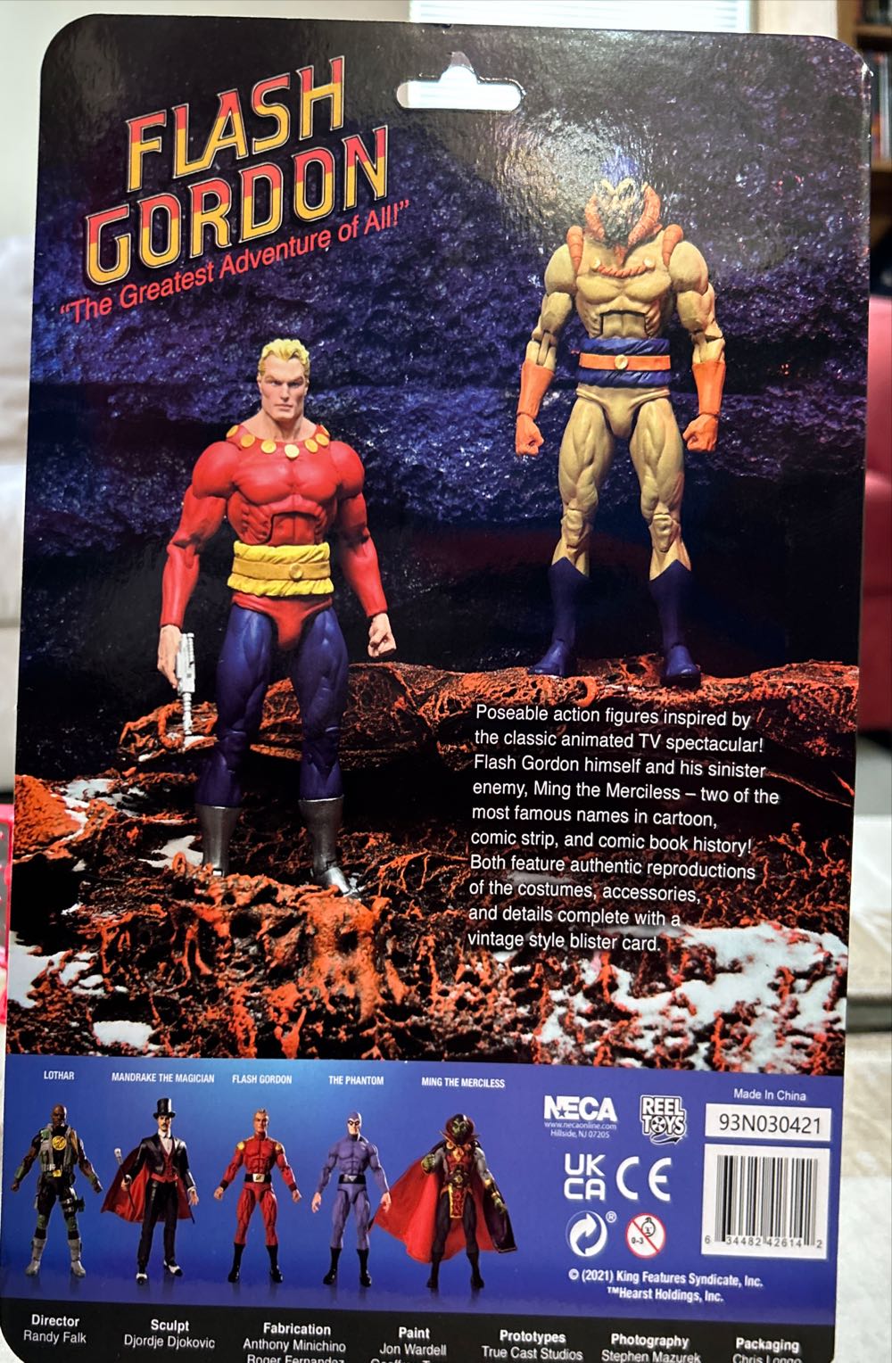 Ming The Merciless (Animated Retro) - Neca (Flash Gordon) action figure collectible [Barcode 634482426142] - Main Image 2
