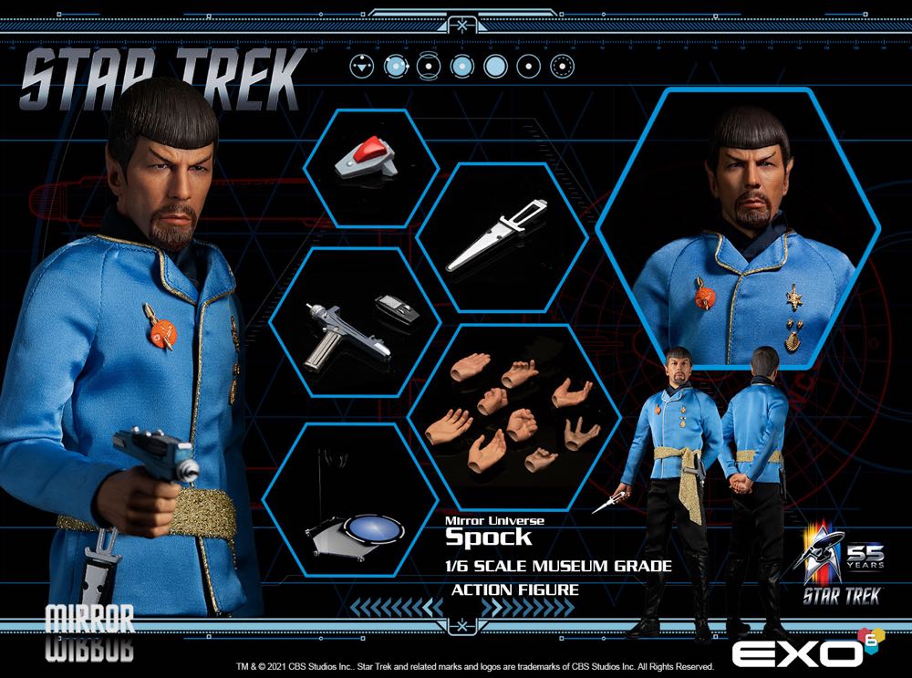 EXO-6 Star Trek Mirror Spock - EXO-6 (Spock) action figure collectible - Main Image 2