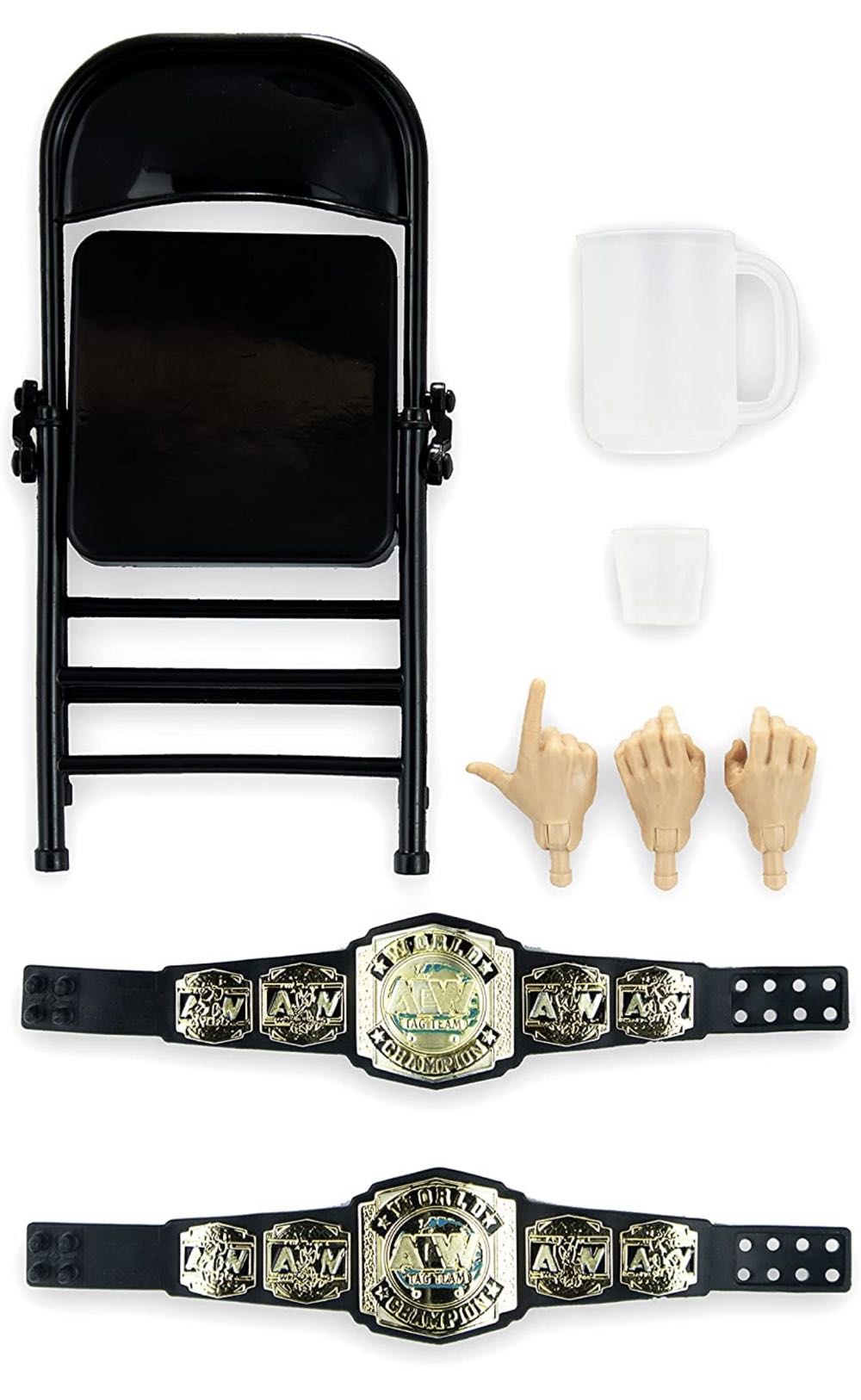 Hangman Adam Page & Kenny Omega (Amazon Exclusive) - Jazwares (AEW Unrivaled Collection) action figure collectible [Barcode 191726411178] - Main Image 2