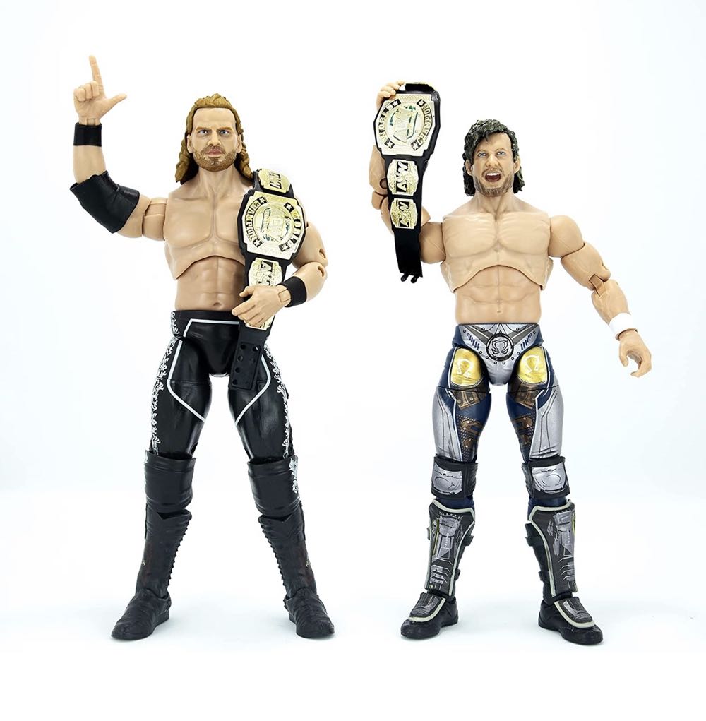 Hangman Adam Page & Kenny Omega (Amazon Exclusive) - Jazwares (AEW Unrivaled Collection) action figure collectible [Barcode 191726411178] - Main Image 3