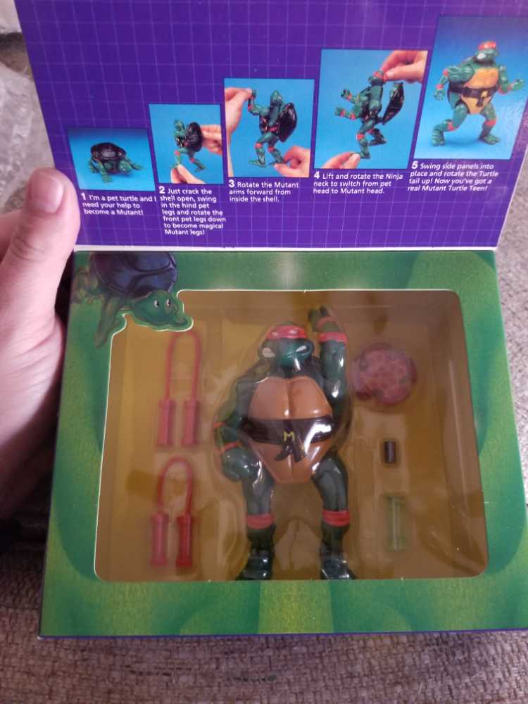 Mutatin’ Michaelangelo - Playmates Toys (Teenage Mutant Ninja Turtles (1992)) action figure collectible [Barcode 043377052241] - Main Image 2