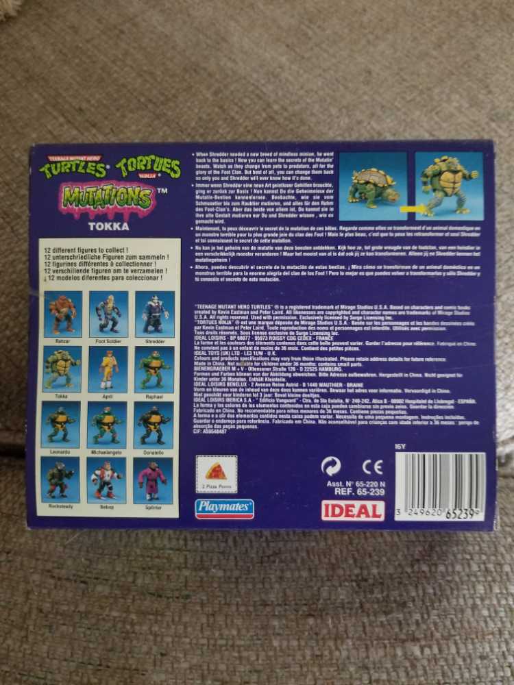 Mutatin’ Tokka - Playmates (Teenage Mutant Ninja Turtles (1993)) action figure collectible [Barcode 3249620652399] - Main Image 3
