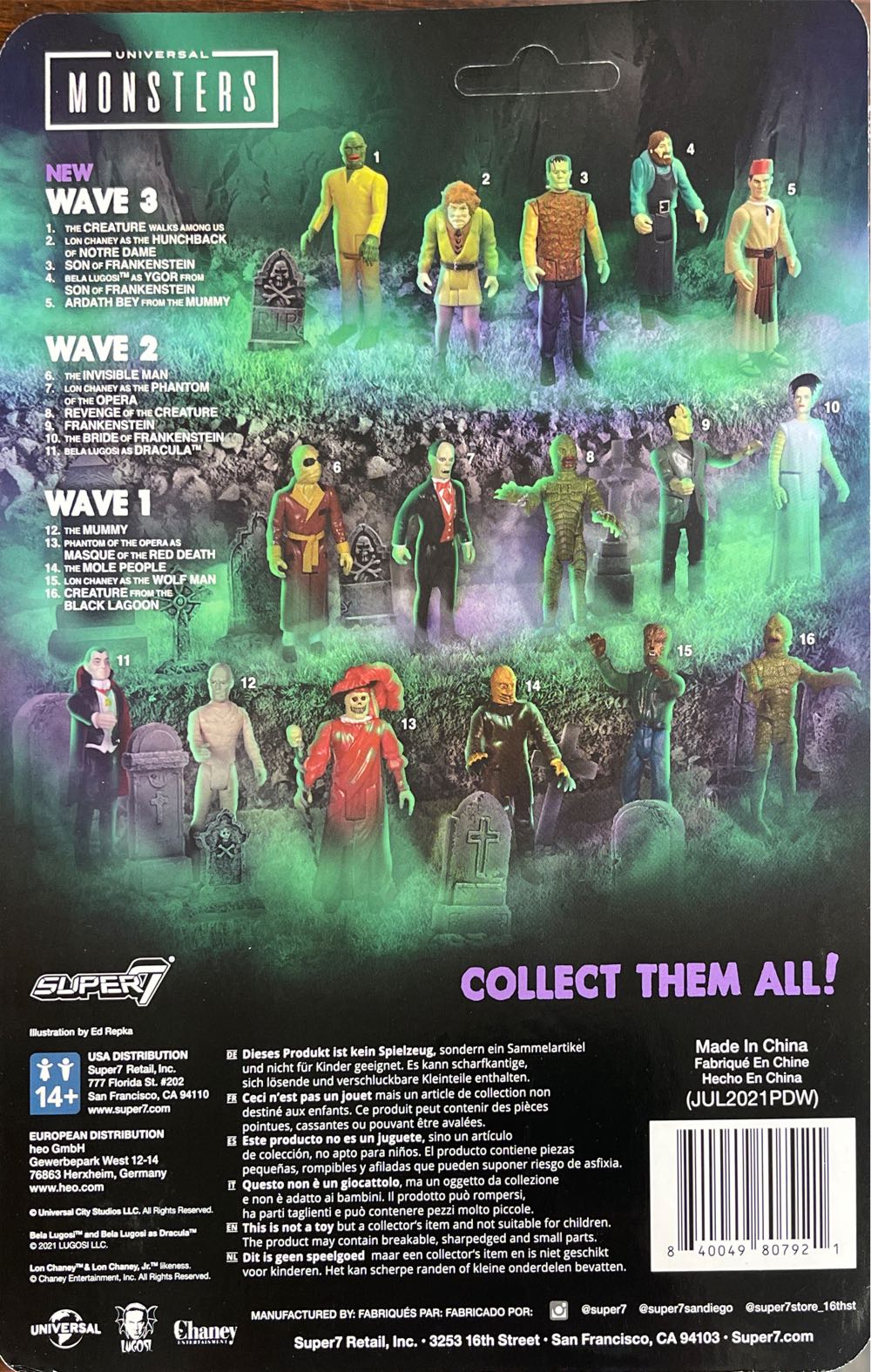 Hunchback Of Notre Dame, The - Super 7 (Universal Monsters) action figure collectible [Barcode 840049807921] - Main Image 2