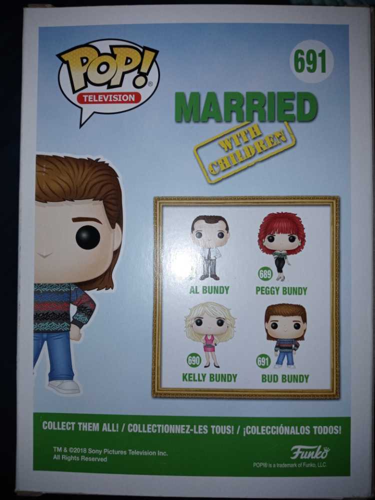Pop! Television (Married With Children): #691 Bud Bundy - Funko (Married With Children) action figure collectible [Barcode 889698322270] - Main Image 2