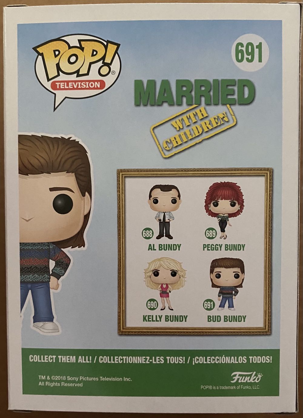 Pop! Television (Married With Children): #691 Bud Bundy - Funko (Married With Children) action figure collectible [Barcode 889698322270] - Main Image 3