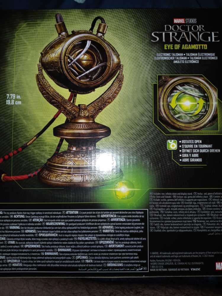 Marvel Legends Replica Series Dr Strange Eye Of Agamotto - Hasbro (Marvel Legends) action figure collectible [Barcode 5010993820955] - Main Image 2