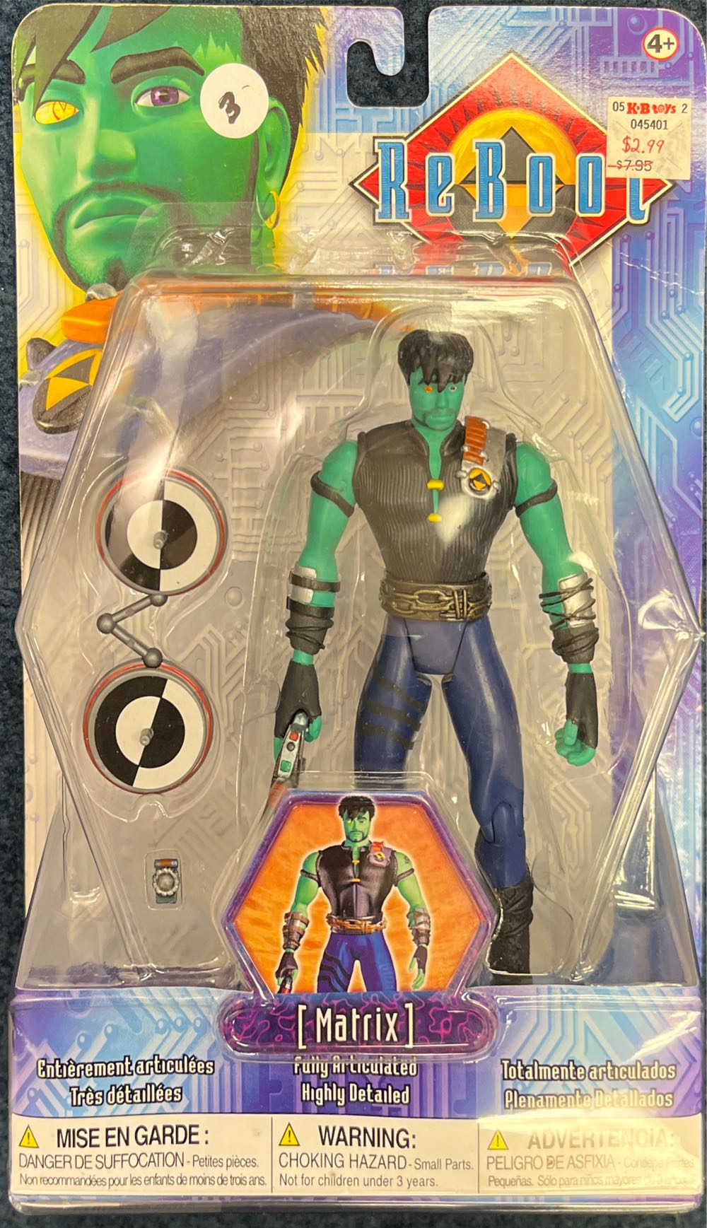 Matrix - Irwin (ReBoot) action figure collectible [Barcode 069545661114] - Main Image 1