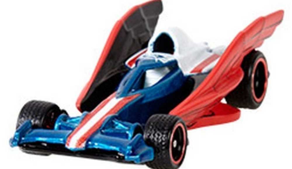 CAPTAIN AMERICA(Sam Wilson) Car - Hot Wheels (Mattel) (The Falcon And The Winter Soldier) action figure collectible [Barcode 887961907582] - Main Image 2