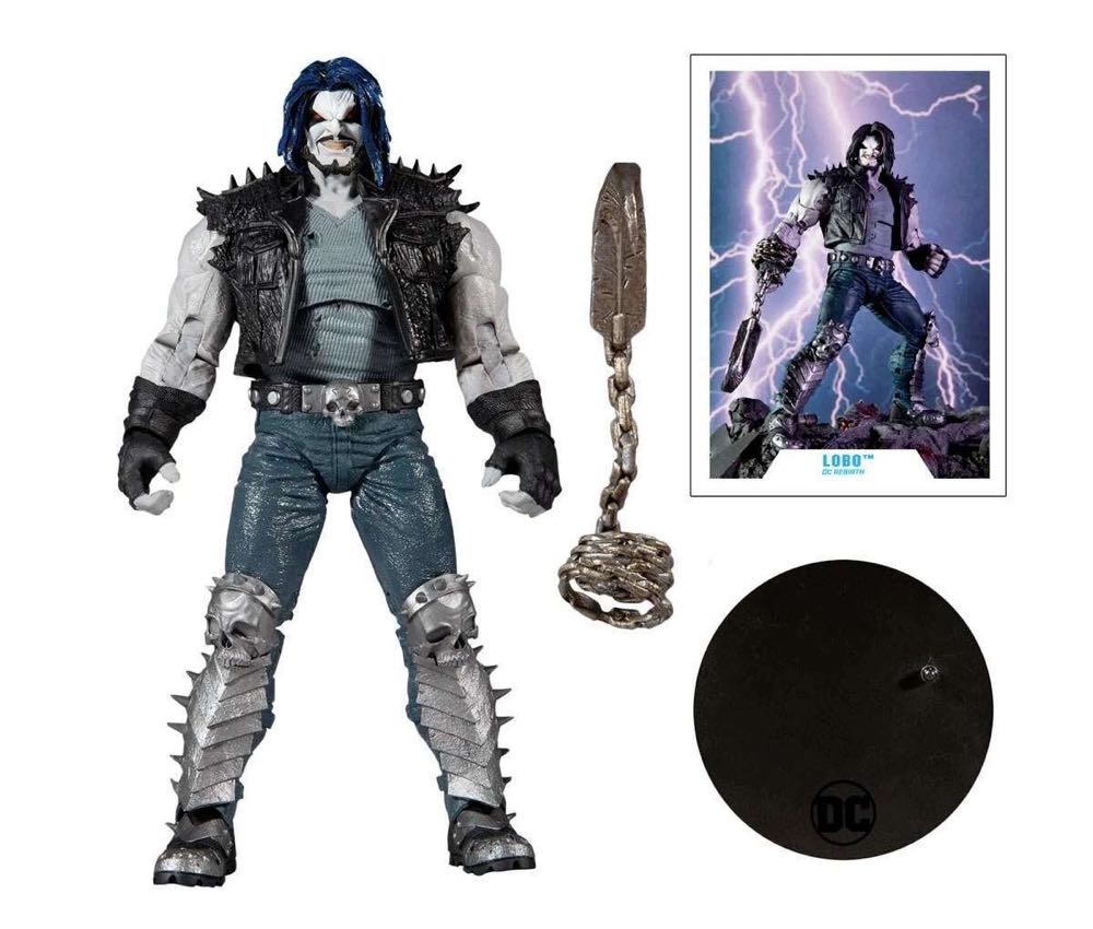 DC Multiverse - Lobo - McFarlane Toys (DC Rebirth) action figure collectible [Barcode 787926151770] - Main Image 3