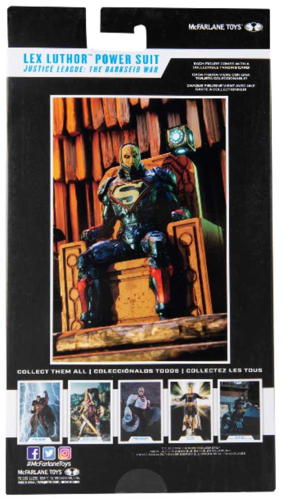 Lex Luthor (Power Suit-Blue) - McFarlane (DC Multiverse) action figure collectible [Barcode 787926152081] - Main Image 2