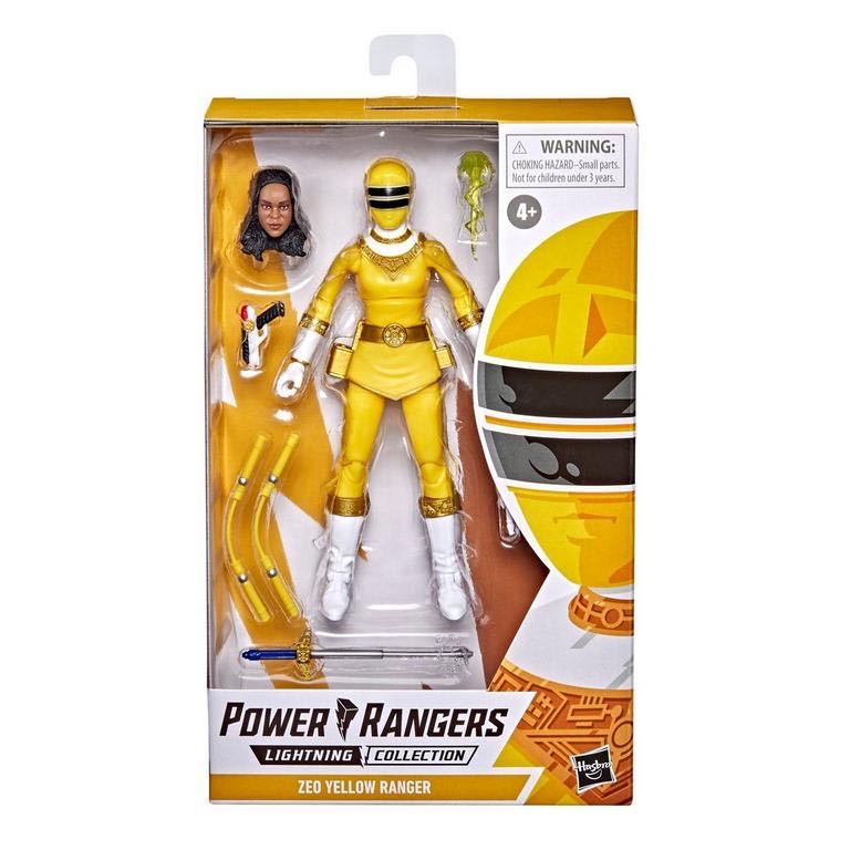 Power Rangers Zeo Yellow Ranger - Hasbro (Power Rangers Lightning Collection) action figure collectible [Barcode 195166135342] - Main Image 4