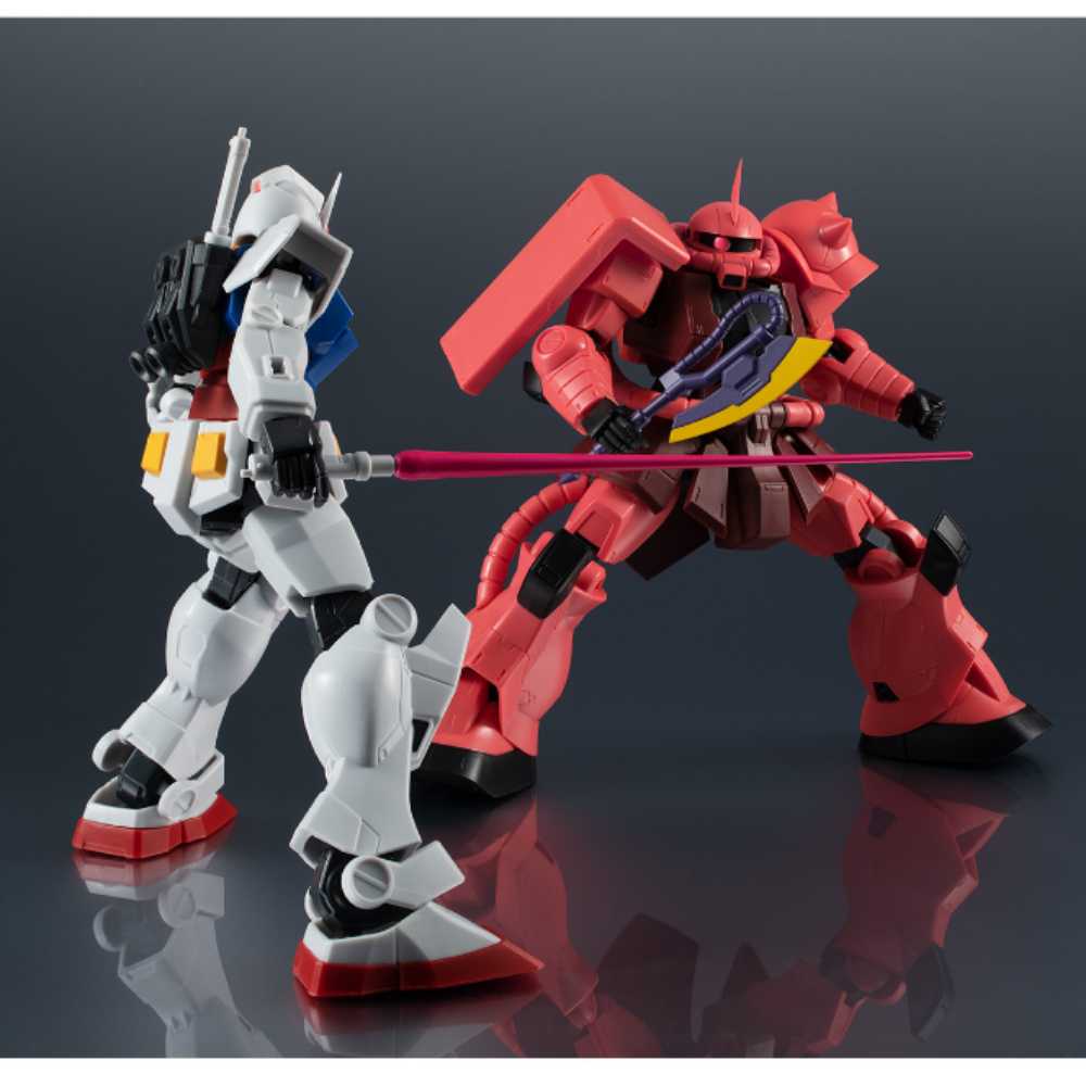 Gundam Universe: GU-12 MS-065 Char’s Zaku II - Ban Dai (Gundam Universe) action figure collectible [Barcode 851365007643] - Main Image 3