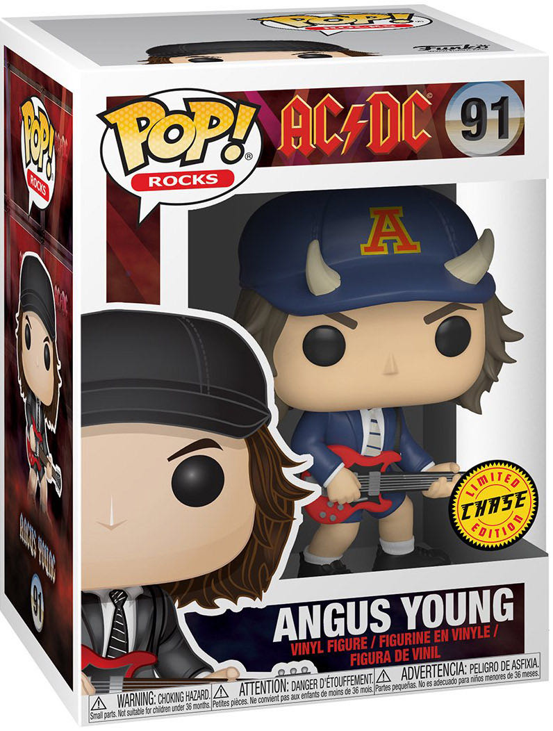Angus Young (AC-DC) 91 Chase  action figure collectible [Barcode 889698363181] - Main Image 2