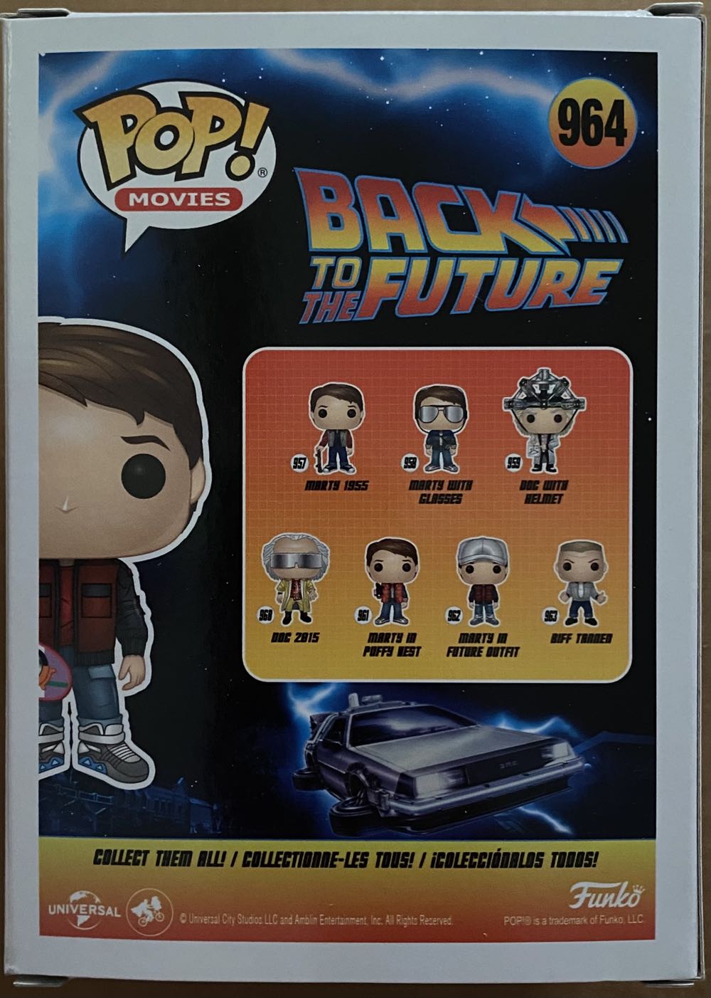 Back To The Future 964 Marty With Hoverboard - Funko (Back To The Future) action figure collectible [Barcode 889698487085] - Main Image 3