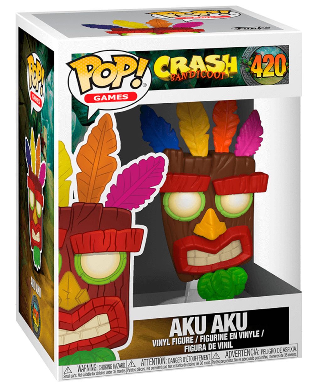 Aku Aku (Crash Bandicoot) 420  action figure collectible [Barcode 889698339155] - Main Image 2