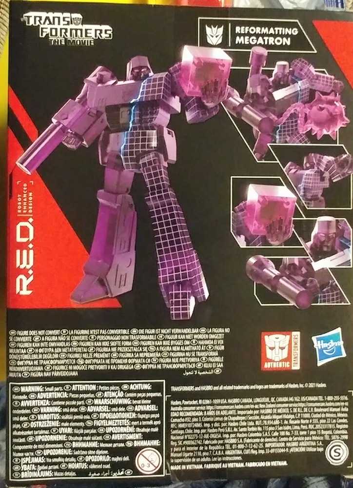 Megatron (Reformatting) - Hasbro (The Transformers: The Movie) action figure collectible [Barcode 5010993789016] - Main Image 2