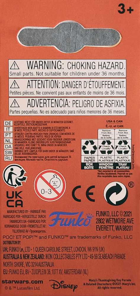 Pocket Pop! Television: The Mandalorian - Grogu Macy’s Day Parade Float - Funko (Star Wars The Mandalorian) action figure collectible [Barcode 889698598941] - Main Image 2
