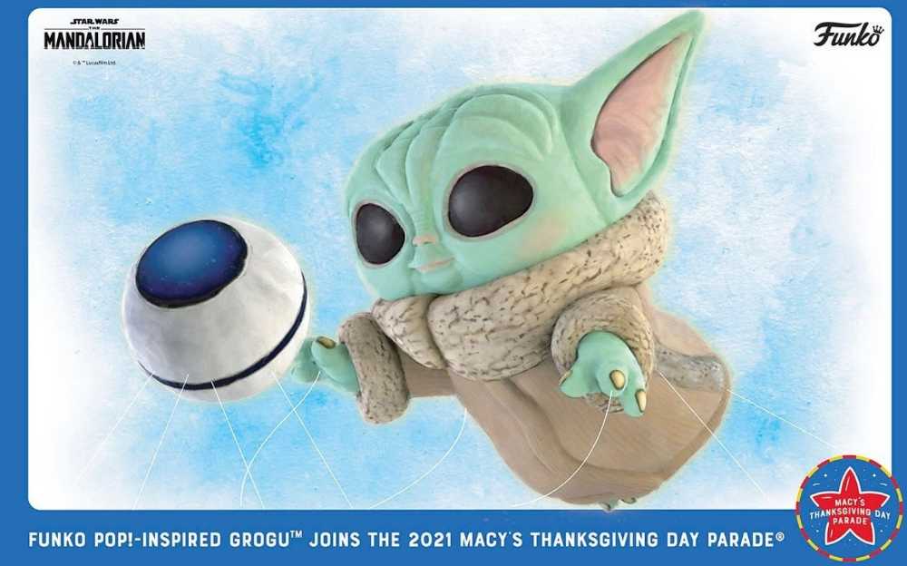 Funko Pop! Television: The Mandalorian - Grogu Macy’s Day Parade Float Deluxe  MANDO - Funko (Star Wars The Mandalorian) action figure collectible [Barcode 889698598934] - Main Image 3