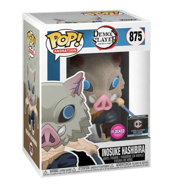 Inosuke Hashibira (demon Slayer) 875 Floked Chase /  Chalice Collectibles Exclusive  action figure collectible [Barcode 889698406215] - Main Image 2