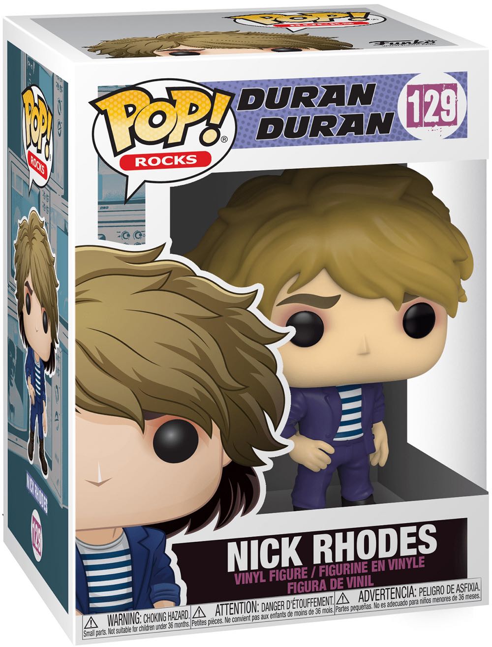 Nick Rhodes (Duran Duran) 129  action figure collectible [Barcode 889698412322] - Main Image 2