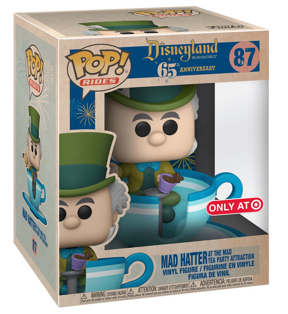Mad Hatter At The Mad Tea Party Attraction (Disneyland Resort 65 Aniversary) 87 Only At Target  action figure collectible [Barcode 889698515184] - Main Image 2