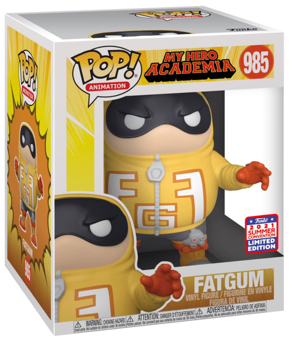 Fatgum (My Hero Academia) 985 Summer Convention 2021  (Funko Pop Star Wars) action figure collectible [Barcode 889698555180] - Main Image 2