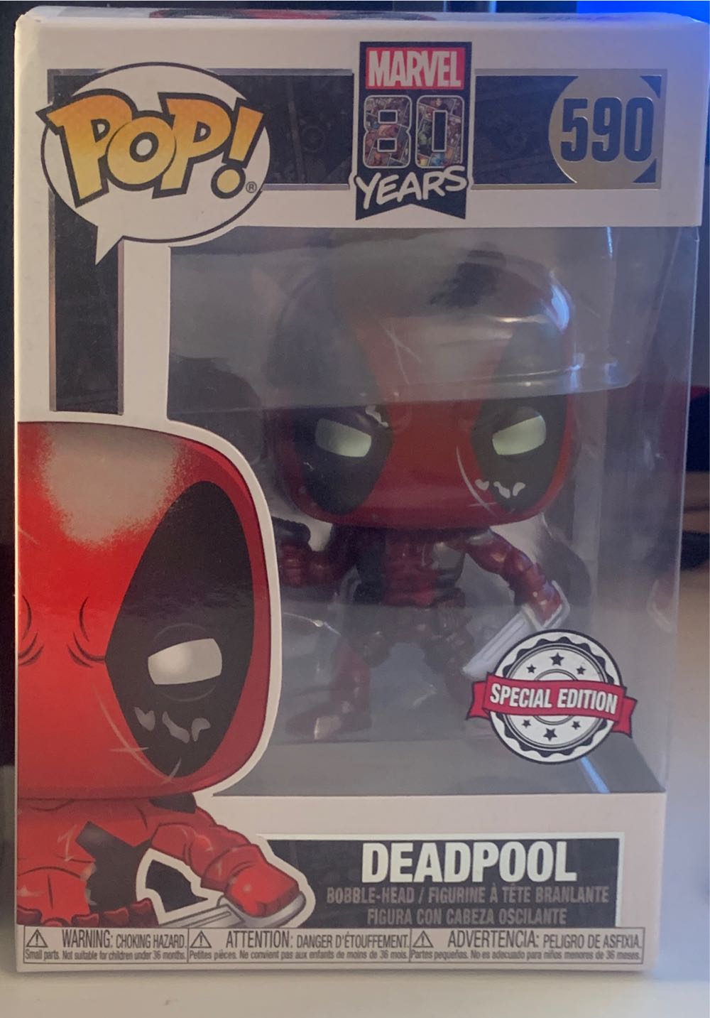 Deadpool (Marvel 80 Years) 590 Special Edition  action figure collectible [Barcode 889698453479] - Main Image 2