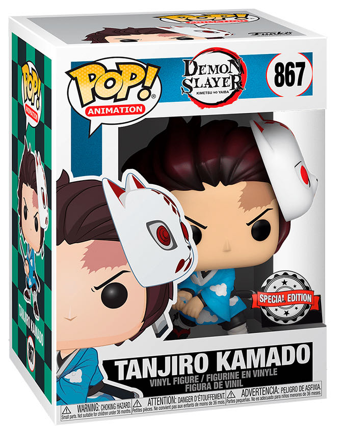 Tanjiro Kamado (Demon Slayer) # 867 Hot Topic Exclusive - Funko (Funko Pop) action figure collectible [Barcode 889698496322] - Main Image 2