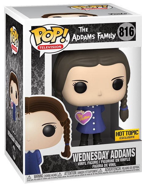 Wednesday Addams (the Addams Family) 816 Hot Topic Exclusive  action figure collectible [Barcode 889698410458] - Main Image 2