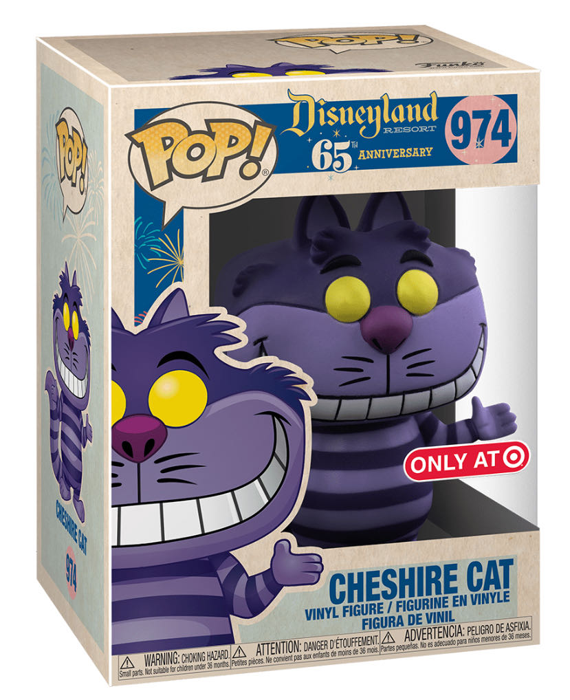 Cheshire Cat (Disneyland Resort 65 Anniversary) 974 Only At Target  action figure collectible [Barcode 889698513746] - Main Image 2