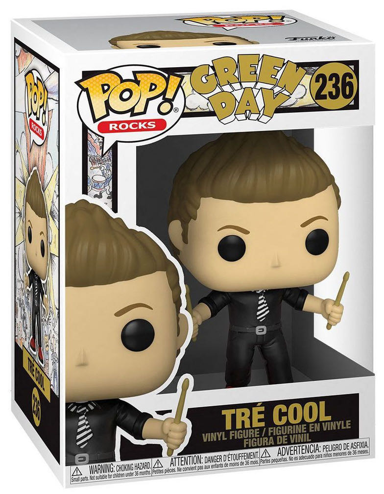 Tré Cool (Green Day) 236  action figure collectible [Barcode 889698567268] - Main Image 2