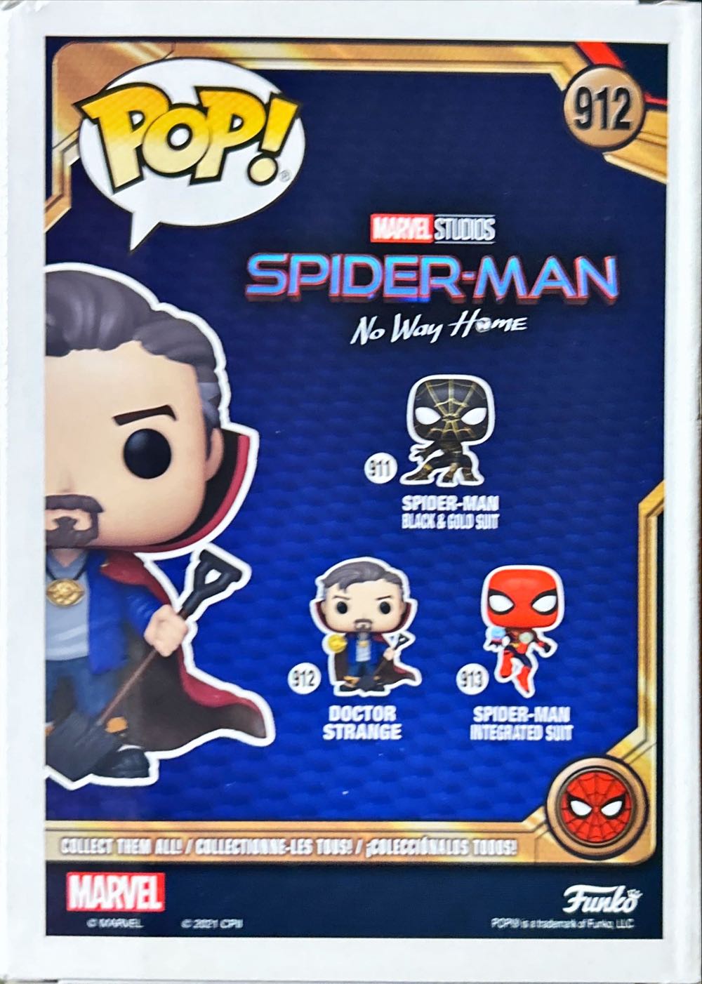 Doctor Strange 912 - Funko Pop (Spider-Man - No Way Home) action figure collectible [Barcode 889698568289] - Main Image 4
