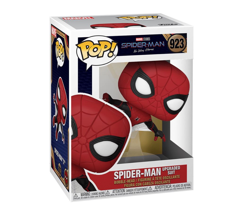 Spider-Man Upgraded Suit (spider-man No Way Home) 923 - Fabrique Par (Pop) action figure collectible [Barcode 889698576345] - Main Image 2
