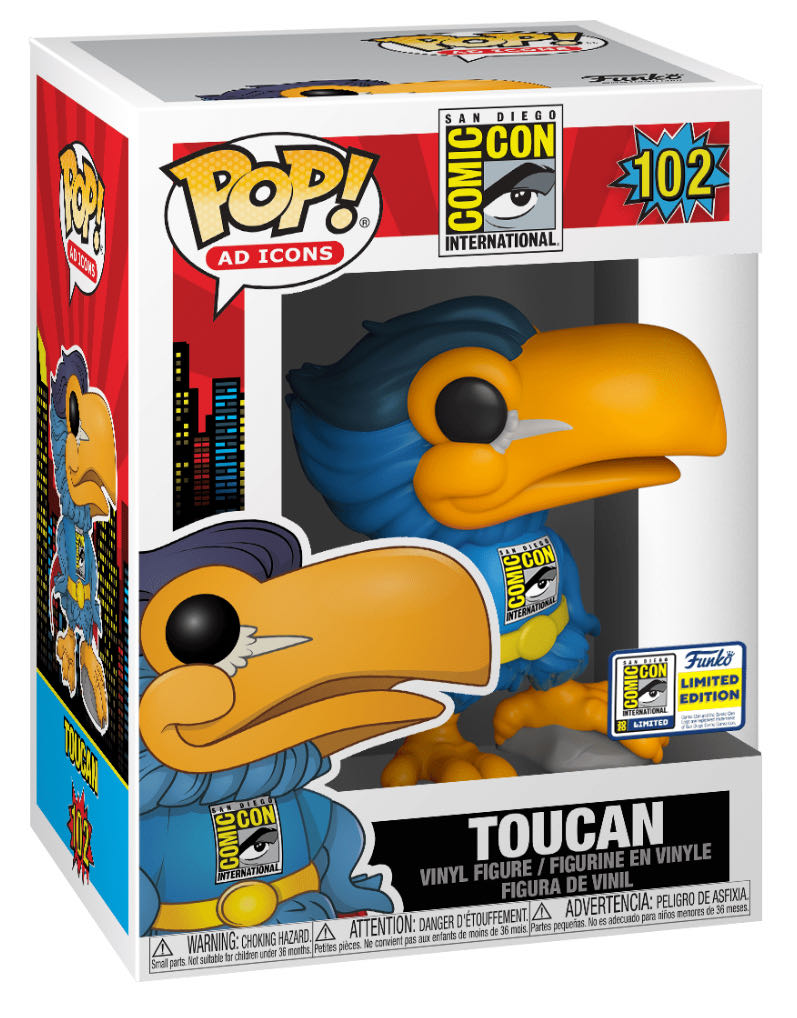 Toucan (San Diego Comicon International) 102 San Diego Comicon Limited Edition 2020  action figure collectible [Barcode 889698494427] - Main Image 2