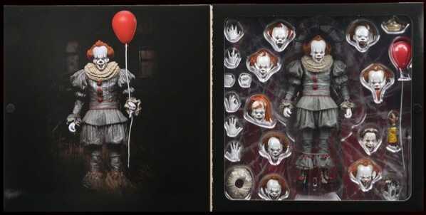 It- The MANY FACES OF PENNYWISE - Neca (Y Horror) action figure collectible [Barcode 634482454206] - Main Image 3