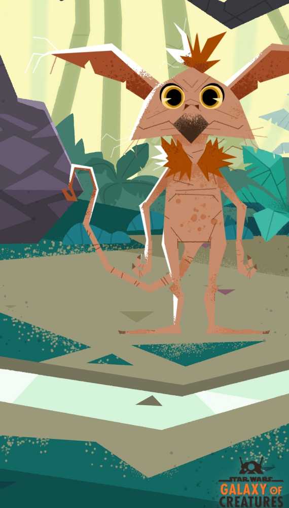 Galaxy Of Creatures Plush Star Wars Kowakian Monkey Lizard ROTJ - Hasbro (Star Wars Galaxy of Creatures) action figure collectible [Barcode 194735070930] - Main Image 4